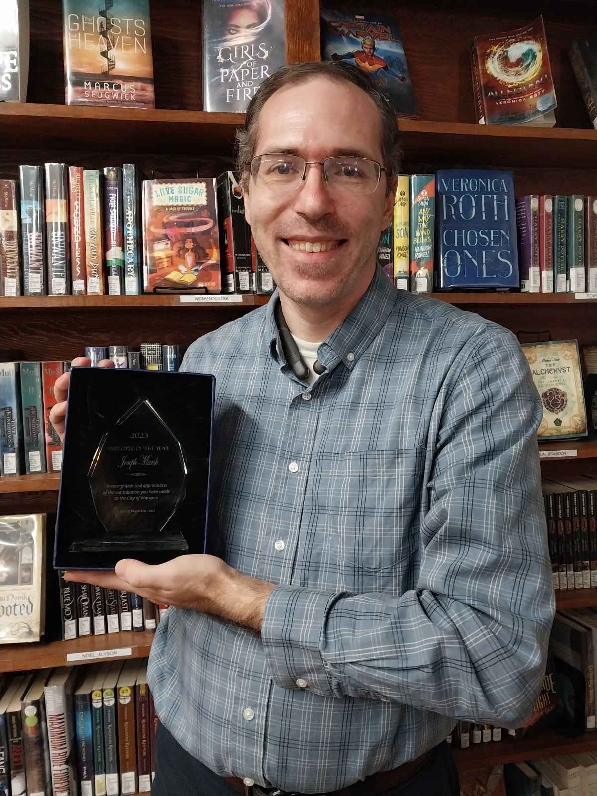 City of Mangum's Employee of the year Mangum, OK