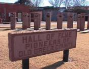 Hall of Fame Pioneer Sign